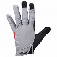 Перчатки VG 925 Vinca sport, серые, длинные пальцы, размер S