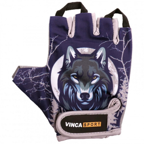 Перчатки VG 986 Wolf, синие, XXL, волк