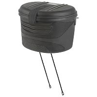 Бокс M-WAVE передний. 17л. 23*26*33см, с замком/2 ключа, черная. 5-122479