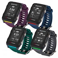 Часы спортивные SIGMA SPORT iD. FREE серые, NSI24100