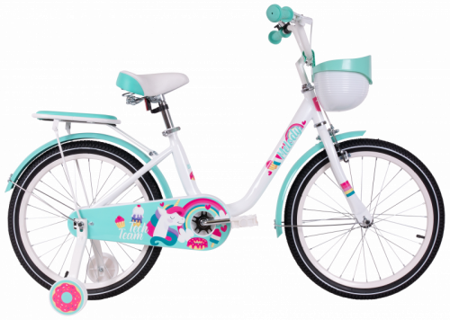 Велосипед TechTeam Melody 20" celadon, бирюзовый (сталь), 2024