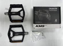 Педаль алюм. "KMS PRO" 3 пром.подшипника, цвет черный. 3032603-55