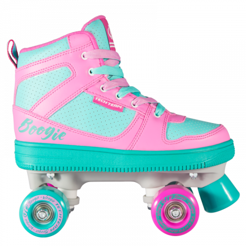 Коньки для танцев КВАДЫ Boogie-Woogie р.41 бирюзовые