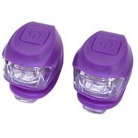 Фара и Мигалка Vinca Sport VL 267-2B фиолетовый
