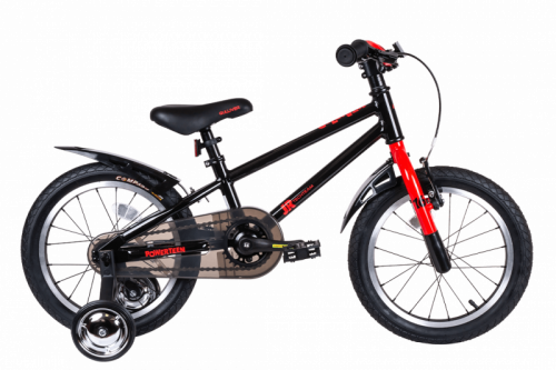 Велосипед TechTeam Gulliver 16" черный (алюмин) 2022