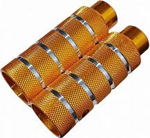 Пеги, алюминиевые М10, 35мм х 110мм. цвет золотой, L-110/3/8", gold