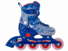 Роликовые коньки Kidzroll Dark blue р.36-39 (L), синие