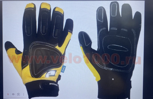 Перчатки полные GOODHAND 33129, S, желтые