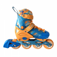 Роликовые коньки Freestyler р.36-39 (L) оранжевые