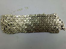 Цепь ROXTER Z90, 9 ск. индексная, 1/2x3/32"x116L, серебр., с соед.звеном, ZTB18146