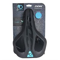 Седло DDK D-053MF фитнесс комфорт, для города и MTB, с гелевыми вставками, пена, унисекс