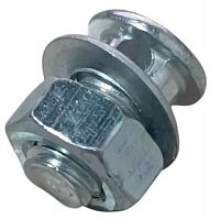 Болт с отверстием, комплект (болтик-гайка-колечко), 706010