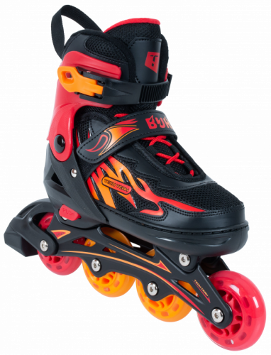 Роликовые коньки Burn р.38-41 (L) красные