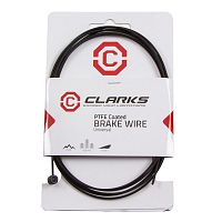Трос для тормоза CLARKS с тефлоном, с ЧЕРНЫМ покрытием PTFE, 1.5х2000мм, 3-371