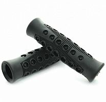 Грипсы SAIGUAN SR-41, 120мм, закрытые, чёрные, "бочонок", без уп.