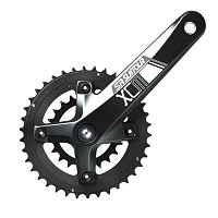 Шатуны SUNTOUR CW15-XCM-D38-24 PB SQ , 10 ск, 24-38Т,175mm, под квадрат