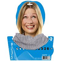 Бандана M-WAVE дыш. полиэстер с микрофиброй 24х48см б/шов. STRIPES полосатая, 5-715122