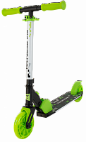 Самокат TT 145 Rainbow 145 black/green, черно-зеленый