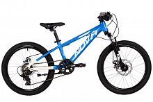 Велосипед NOVATRACK 20". Extreme DISC, 7-cк. синий, Shimano/MICROSHIFT, диск.тор.STG, 2025