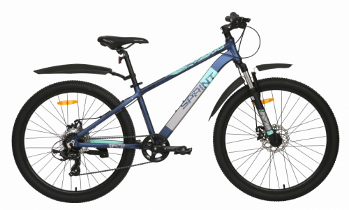 Велосипед TechTeam Sprint 26"х16 бирюзовый