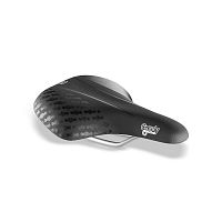 Седло Selle Royal Candy Junior Girl детское с замком 230x172мм 320гр черное, 02-300092