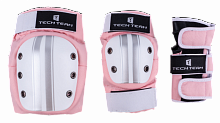Защита TechTeam Safe fit adult 2.0 pink, розовая, размер L