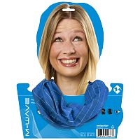 Бандана M-WAVE, 24х48см б/шов. SQUARED сине-красные квадр., 5-715128