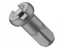 Головка для спицы PILLAR PT734, алюм., 14G, 12мм, серебр. ZTB98140