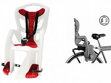 Сидение заднее Bellelli Pepe Clamp, белое (на баг.), NBE80021