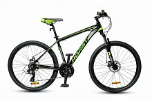 Велосипед HORST Genesis 26" 21" (22) черный/салатовый/серый