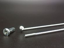 296мм. спицы оцинк. 2,0мм 14G с ниппелями 1/2", ZTB10734