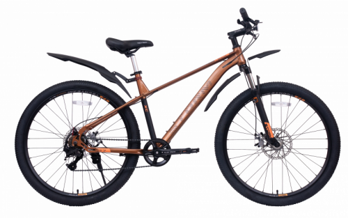 Велосипед TechTeam Storm 27,5"х15 коричневый 2026