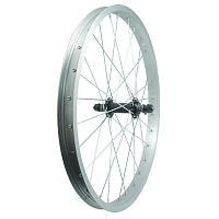 Колесо переднее 16" алюм. одинарн обод + вт. на гайках, ZVO21258
