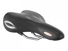Седло Selle Royal LookIn Moderate мужское гелевое + эластомер, 185х282мм. 555гр., 02-300212 