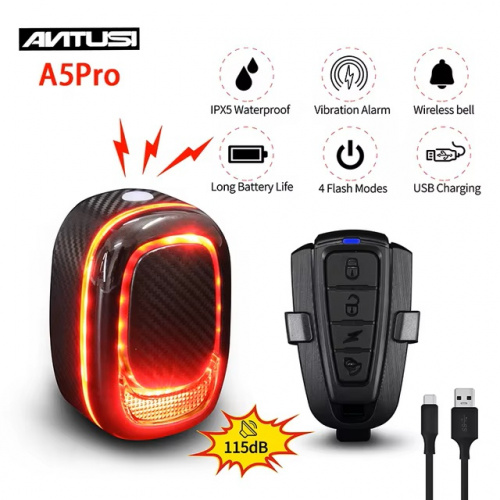 Сигнализация с габаритом и звонком AUTUSI A5, SJ-25171