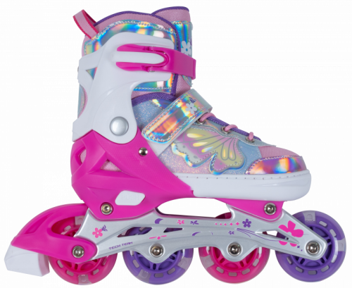 Роликовые коньки Greta р.38-41 (L) розовые