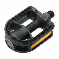 Педали WELLGO LU-873 1/2 пластик, детские с подш, ось 1/2", черные