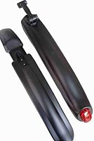 Крыло пер+зад. 26"-29" Китай с отражателями (овальный катафот), цвет черный, IMM-329