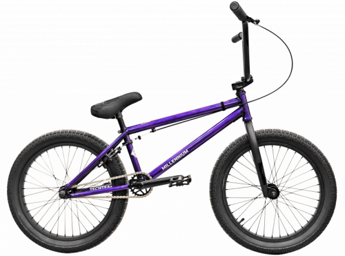 Велосипед TechTeam Millennium 20" ВМХ 20,4", фиолетовый 2025