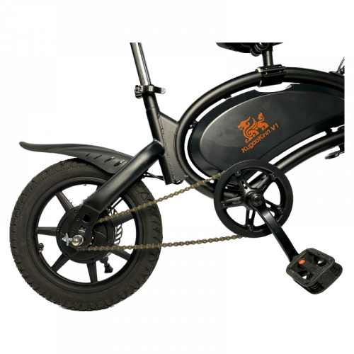 Электровелогибрид Kugoo Kirin V1 черный фото 10