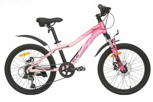 Велосипед TechTeam Elis 24"х13" розовый