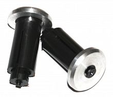 Грипстопы VELO VLP-134 в распор, алюм+крышка ABS,  в рули Ф12мм- Ф18,2мм,  пара.