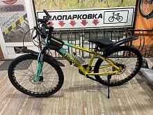 Велосипед 26" Yoyodis 26 сталь, цвет зелено-желтый